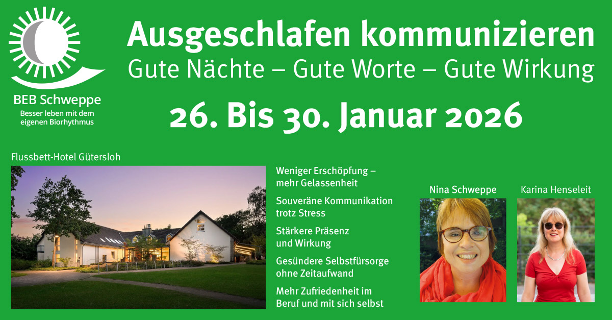 Ausgeschlafen kommunizieren